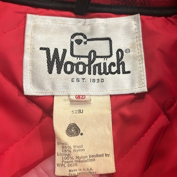 WOOLRICH | 1960’s vintage wool coat, size 42 large - Picture 2 of 8